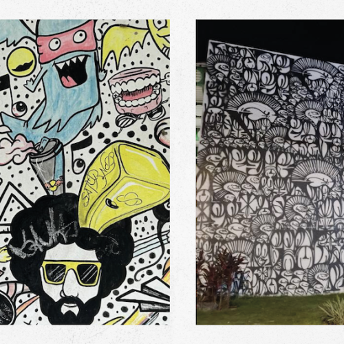 O embate entre grafite e pixo nos muros da cidade